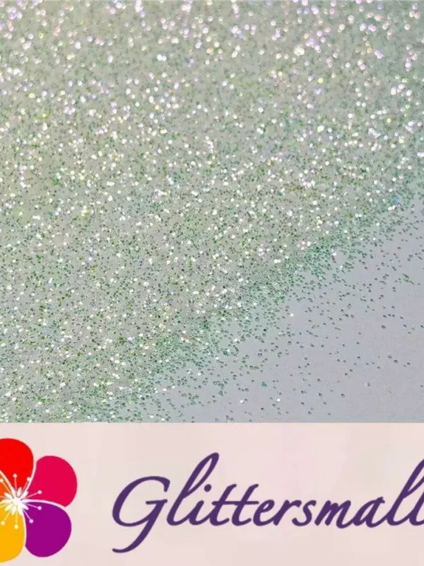 0.3mm Green Background Reflects Rose Red Brightness Iridescent Glitter FC325