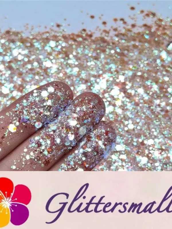 General Mixed High Brightness Dark Orange Glitter FC-F322R