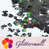 Halloween Pumpkin Ghost Skull Special Mixed Holographic Black Glitter LB01000