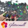 Halloween Pumpkin Ghost Skull Special Mixed Holographic Black Glitter LB01000