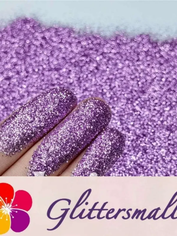 0.3mm Light Purple Fine Glitter Pure Color B0806