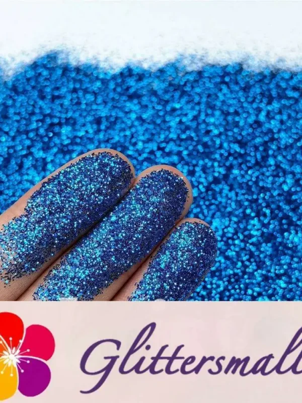 0.3mm Sapphire Blue Fine Glitter Pure Color B0705
