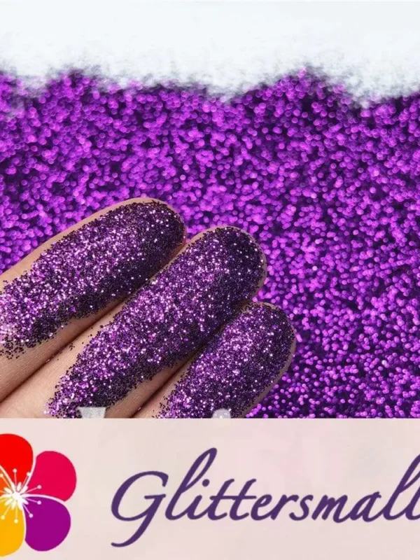 0.3mm Purple Fine Glitter Pure Color B0801