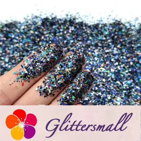 IMG_20200916_213011.webp Holographic Black Opa Cellophane Holo Shards Confetti Glitter Sprinkle Toppings LB01000 2x2
