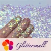 Iridescent Cellophane Glitter Flakes Shard C004 4x4