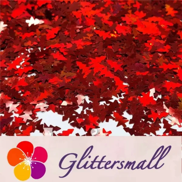 IMG_20200924_194507_3d5afeec-bbf0-48d5-bdb2-b3b24f990689.webp Christmas Tree Shaped Holographic Red Glitter LB0300