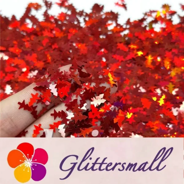 IMG_20200924_194611_0b4c479d-77ad-4b51-a4d7-ba51492ce662.webp Christmas Tree Shaped Holographic Red Glitter LB0300