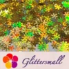 IMG_20200926_193341.webp 9mm Snowflake Shaped Holographic Gold Glitter LB0210