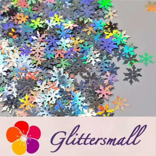 IMG_20200926_193716.webp 9mm Snowflake Shaped Holographic Silver Glitter LB0100