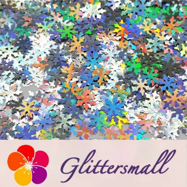 IMG_20200926_193741.webp 9mm Snowflake Shaped Holographic Silver Glitter LB0100