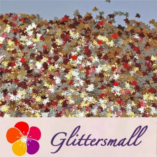 IMG_20200926_195045.webp 6mm Mixed Maple Leaf Leaves Shaped Glitter FY-23