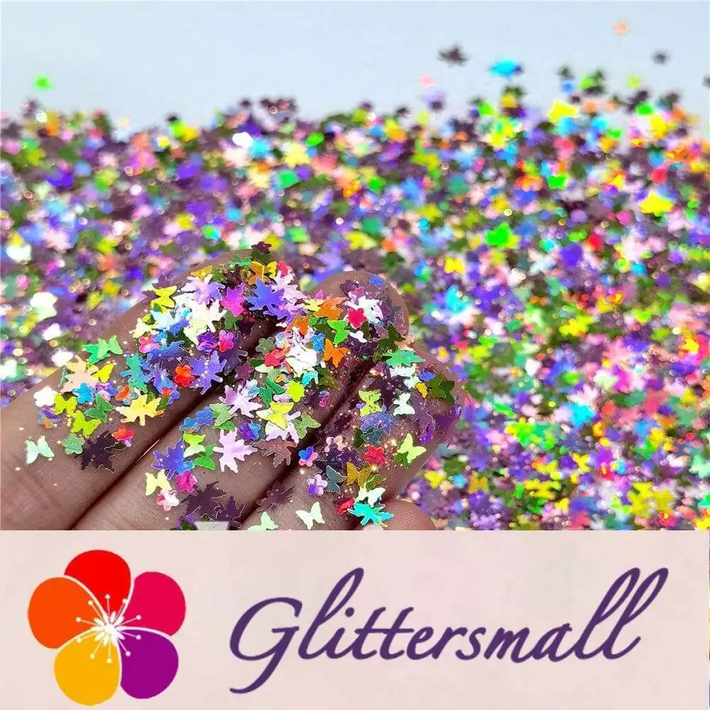 Custom mixed glitter for craft projects