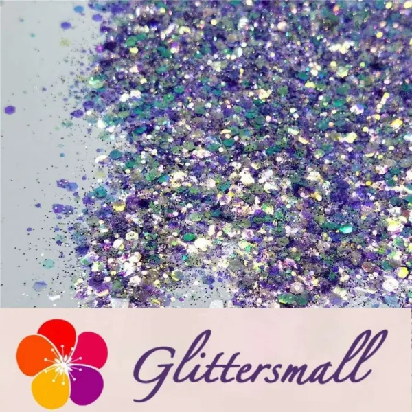 Bright Purple Galaxy (By Morgentau.JS) Custom Mixed Glitter WAL908