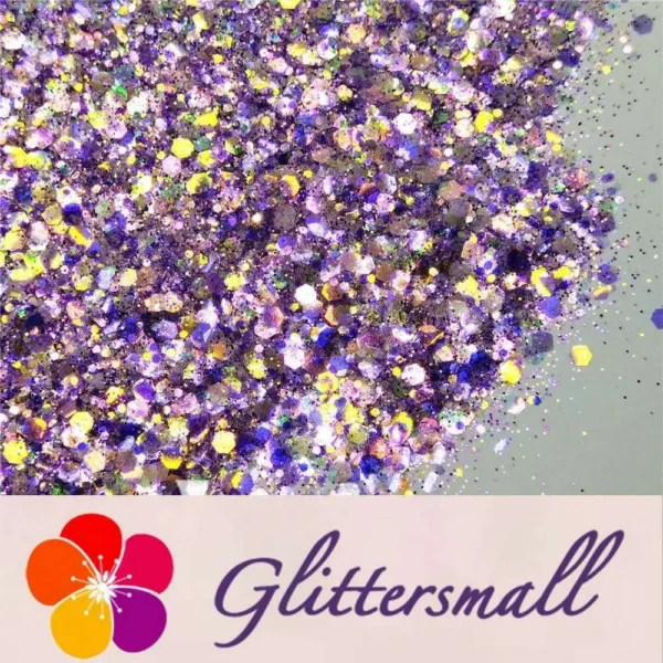 Bright Purple Galaxy (By Morgentau.JS) Custom Mixed Glitter WAL908