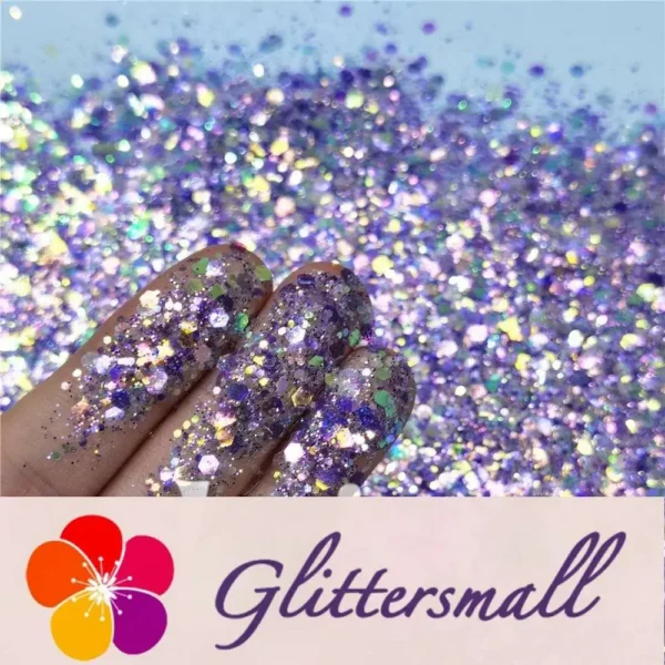 Bright Purple Galaxy (By Morgentau.JS) Custom Mixed Glitter WAL908