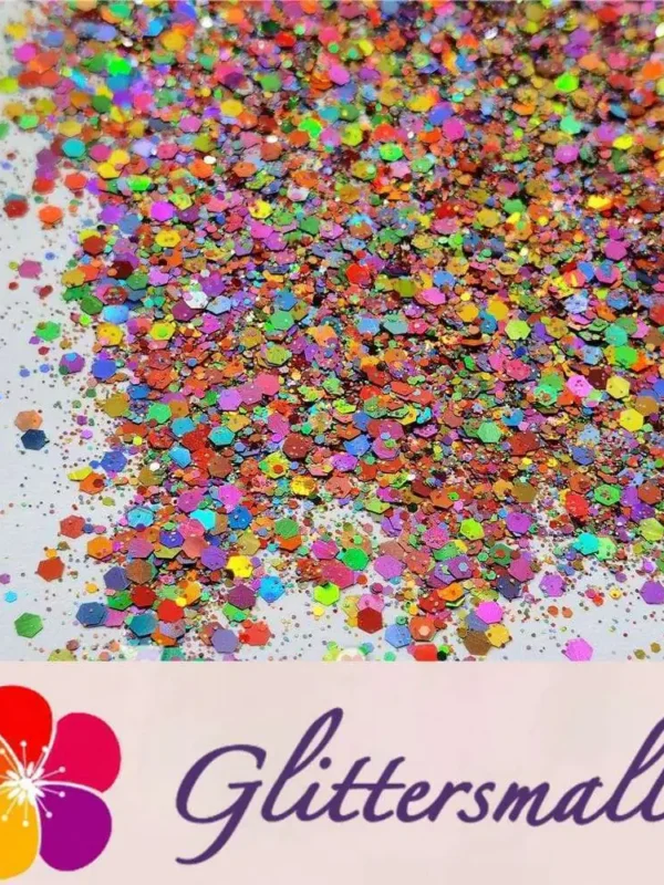 Bella Rainbow (By Jilllovesbellaresin) Custom Mixed Glitter WAL909