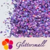 Holographic Light Purple Cellophane Glitter Flakes Holo Shards LB0802 4x4
