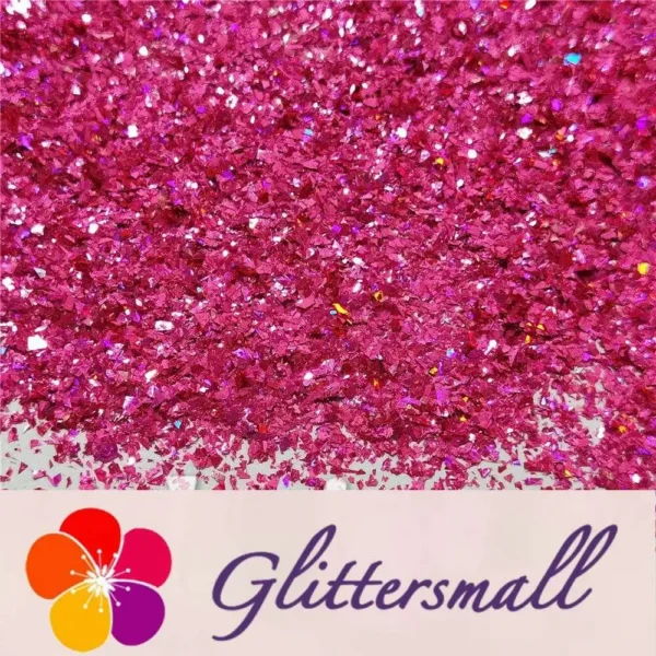 IMG_20201012_192405.webp 2x2 Glitter Holo Shards (Flakes) Holographic Pigment Rose Red Glitter SLG016-N