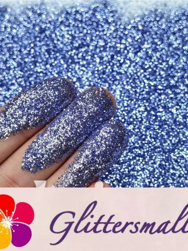0.3mm Berlin Blue Fine Glitter Pure Color B0712