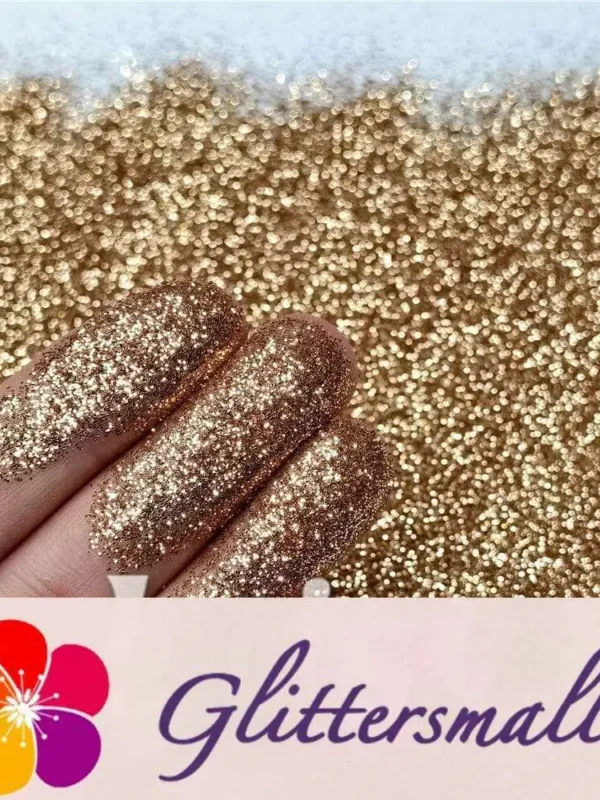 0.3mm Sand Gold Fine Glitter Pure Color B0213
