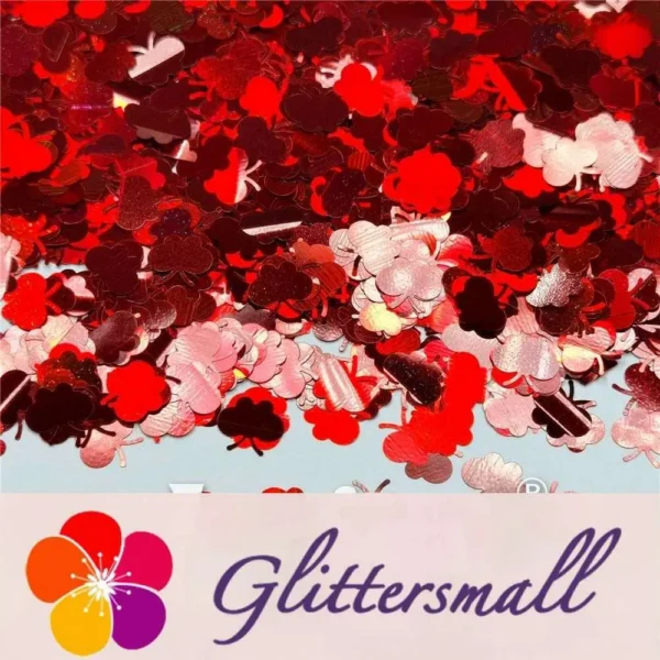 IMG_20201112_195137_ba74c1a5-6cca-4366-9305-2de604faa209.webp 9mm Butterfly Shaped Holographic Red Glitter LB0300