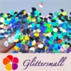 IMG_20201112_195535.webp 9mm Butterfly Shaped Holographic Silver Glitter LB0100