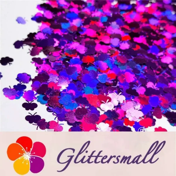IMG_20201112_202209.webp 9mm Butterfly Shaped Holographic Purple Glitter LB0800