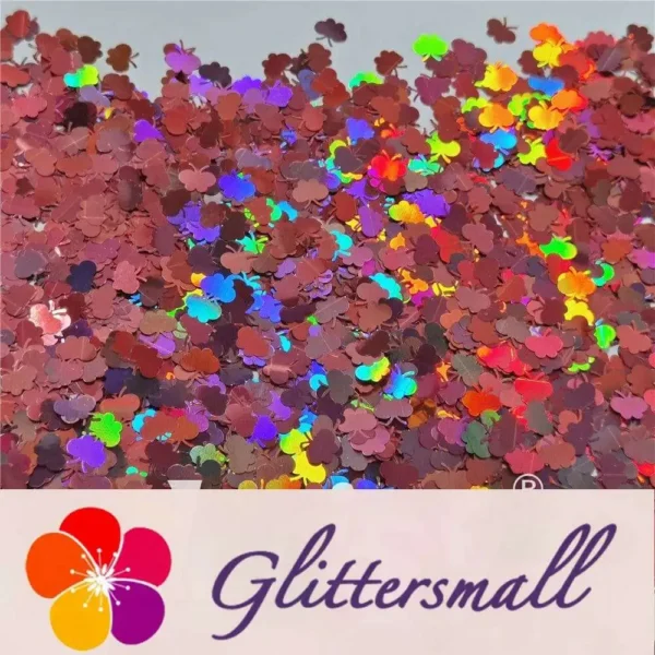 IMG_20201112_202947.webp 9mm Butterfly Shaped Holographic Hazy Pink Glitter LB0911