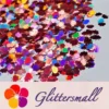 IMG_20201112_203007.webp 9mm Butterfly Shaped Holographic Hazy Pink Glitter LB0911
