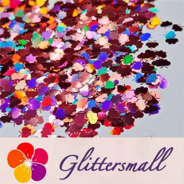 IMG_20201112_203007.webp 9mm Butterfly Shaped Holographic Hazy Pink Glitter LB0911