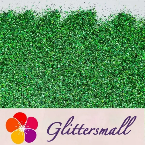 IMG_20201112_204555.webp Holographic Green Cellophane Glitter Holo Shards (Flakes) LB0600 2x2