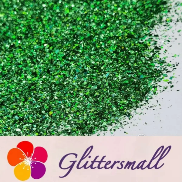 IMG_20201112_204607.webp Holographic Green Cellophane Glitter Holo Shards (Flakes) LB0600 2x2