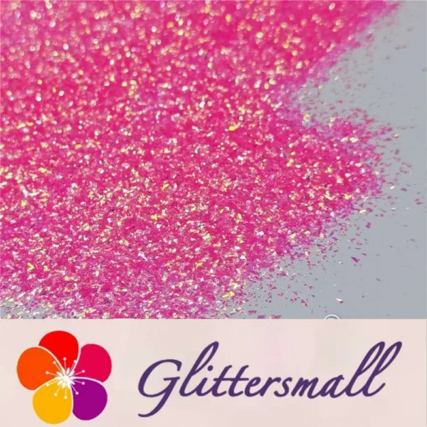 IMG_20201112_204921.webp Fluorescent Pink Iridescent Cellophane Glitter Shards (Flakes) FC339 2x2