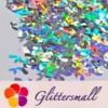IMG_20201112_205934.webp 9mm Fish Tail Shaped Holographic Silver Glitter LB0100