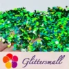 IMG_20201112_211014.webp 9mm Fish Tail Shaped Holographic Green Glitter LB0600