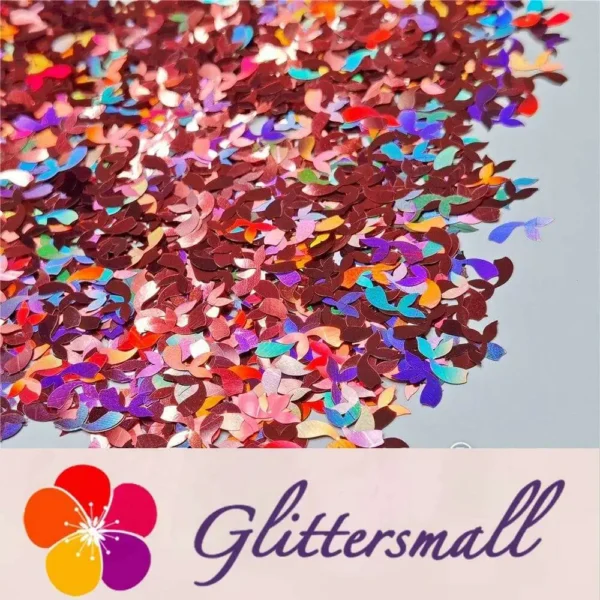 IMG_20201112_213343.webp 9mm Fish Tail Shaped Holographic Hazy Pink Glitter LB0911