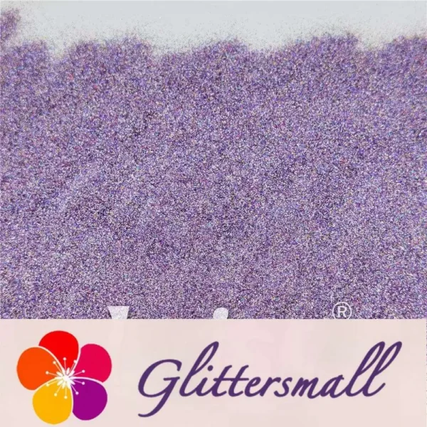 0.2mm Professional Cosmetic Glitter For Lip Gloss Holographic Light Purple FCHL802A