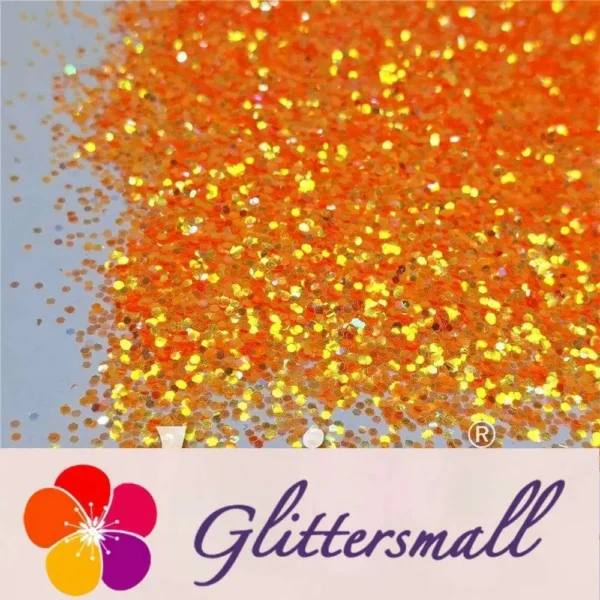 IMG_20201127_161427.webp 1mm Fluorescent Orange High Brightness Iridescent Glitter FC335