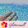 1mm Fluorescent Blue High Brightness Iridescent Glitter FC337A