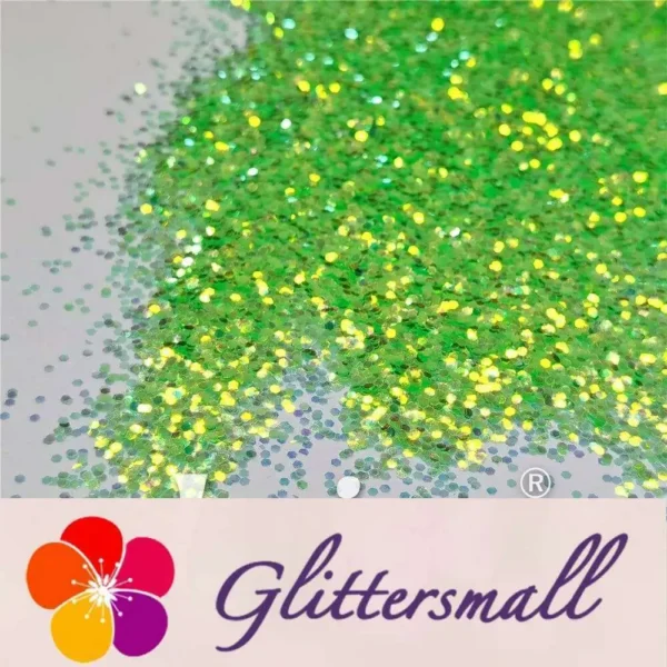 IMG_20201127_162422.webp 1mm Fluorescent Green High Brightness Iridescent Glitter FC333A
