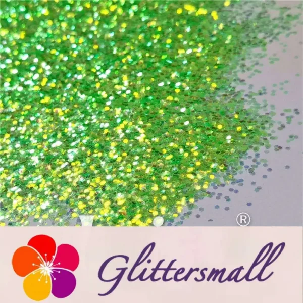 IMG_20201127_162430.webp 1mm Fluorescent Green High Brightness Iridescent Glitter FC333A