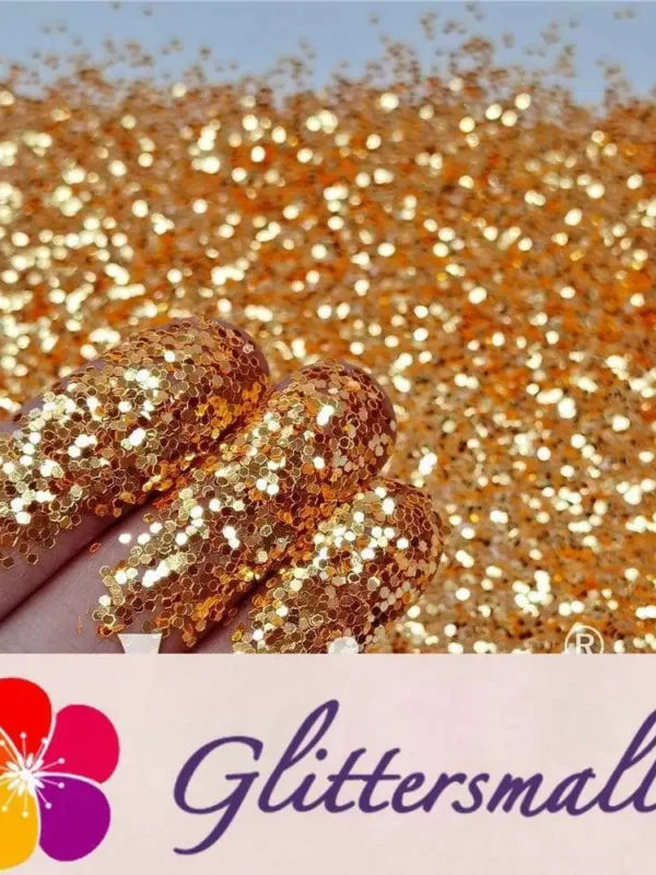 1mm Orange High Brightness Glaze Glitter XC-YC005