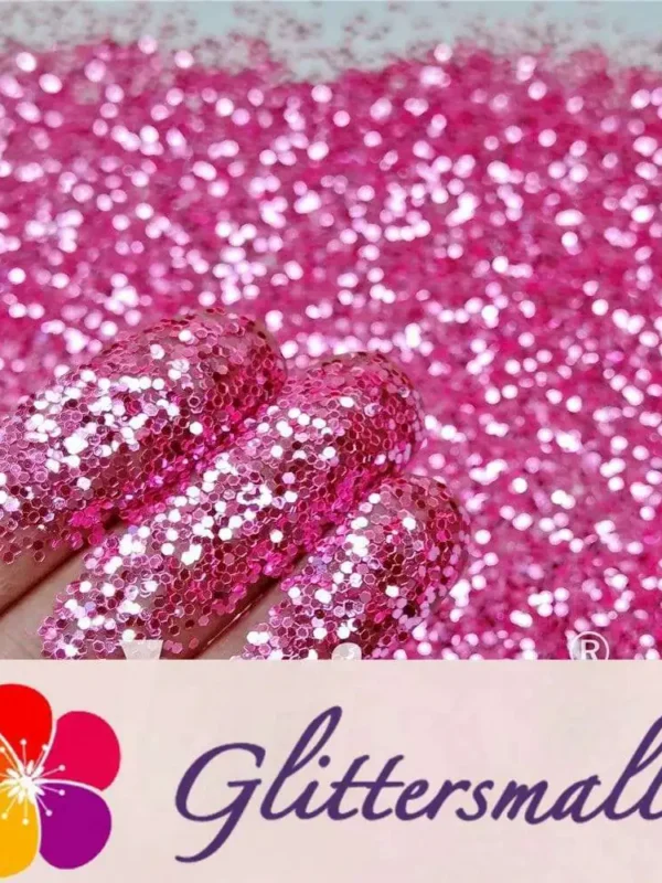 1mm Pink High Brightness Glaze Glitter XC-YC002