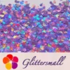 IMG_20201221_133720.webp 9mm Flame Or Fire Shaped Holographic Light Purple Glitter LB0802