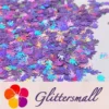 IMG_20201221_133735.webp 9mm Flame Or Fire Shaped Holographic Light Purple Glitter LB0802