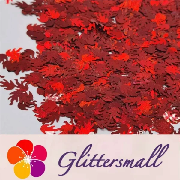 IMG_20201221_135123_c1a2ab22-6f6c-4682-ae75-8eb1624cb39f.webp 9mm Flame Or Fire Shaped Holographic Red Glitter LB0300