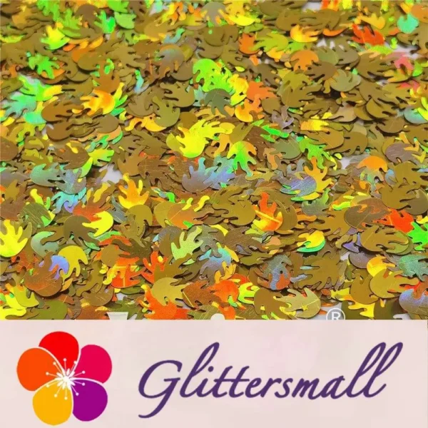 IMG_20201221_140251.webp 9mm Flame Or Fire Shaped Holographic Gold Glitter LB0210