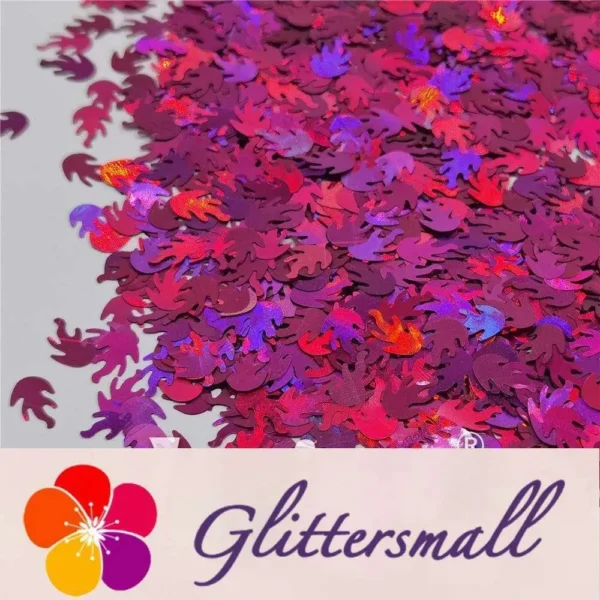 IMG_20201221_141018.webp 9mm Flame Or Fire Shaped Holographic Rose Red Glitter LB0912