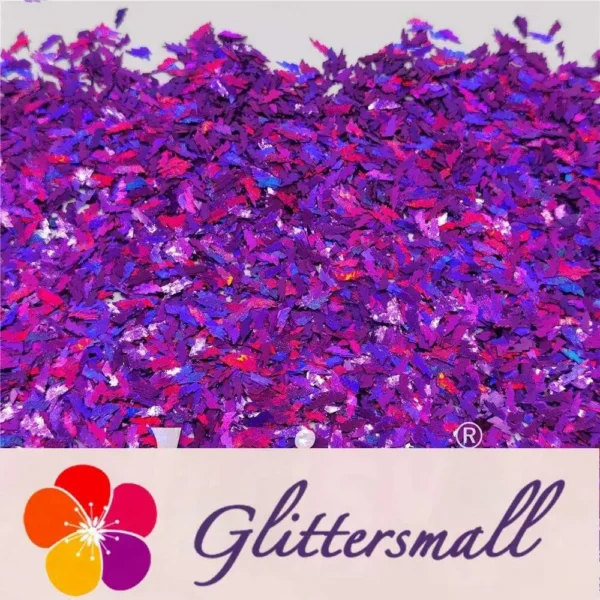 IMG_20201221_154825_7d4e66c9-fd1c-4d39-a7ae-250d13eacc85.webp 4mm Thunder Or Lightning Shaped Holographic Purple Glitter LB0800