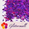 IMG_20201221_154837_7d9c275d-70a5-469f-9626-e5d6da02f0d4.webp 4mm Thunder Or Lightning Shaped Holographic Purple Glitter LB0800